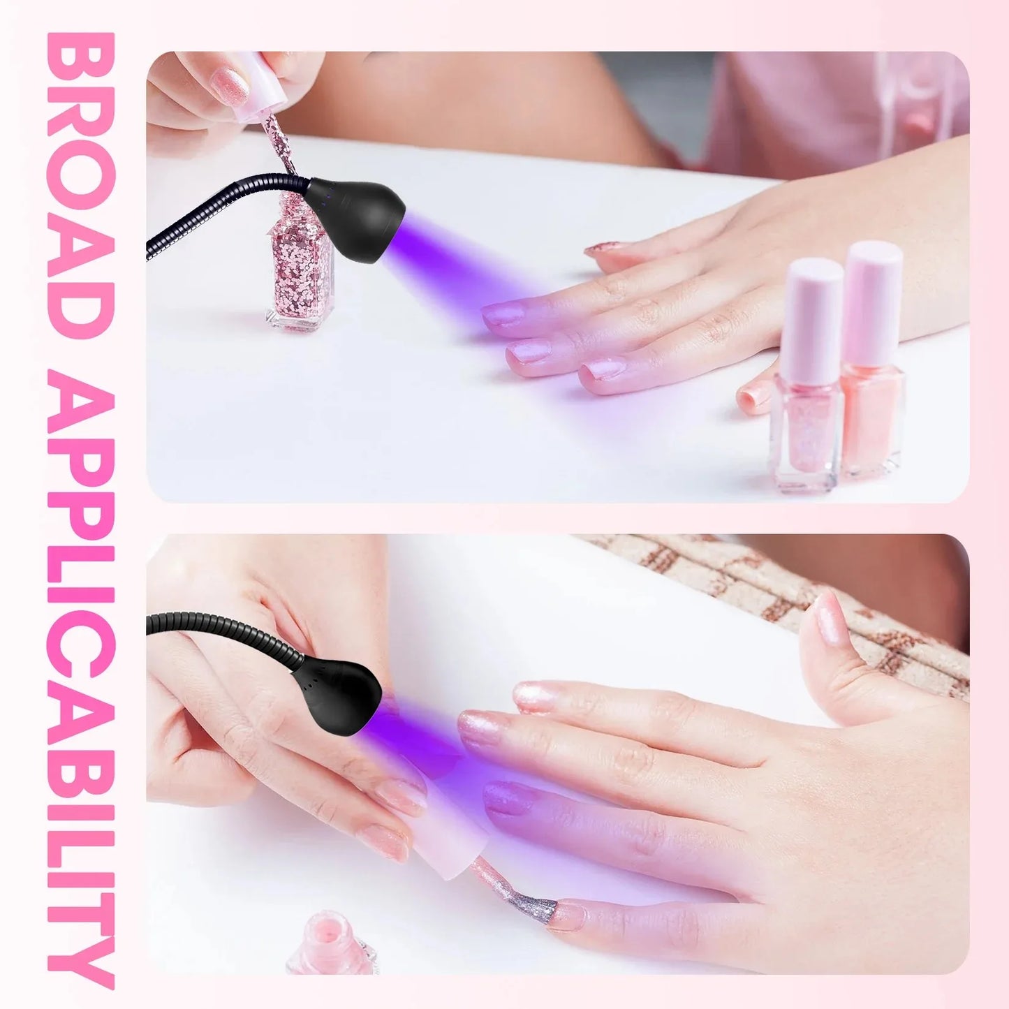 LAMPARA UV LED PRESS ON